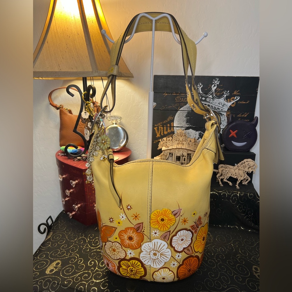 Coach 2008 Yellow 1941 Bleecker - CUSTOM PAINTED by @je_anne_art ONE•OF•A•KIND